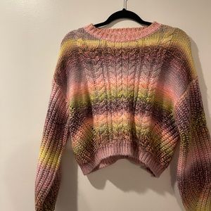 URBAN OUTFITTERS COLORFUL SWEATER size xs